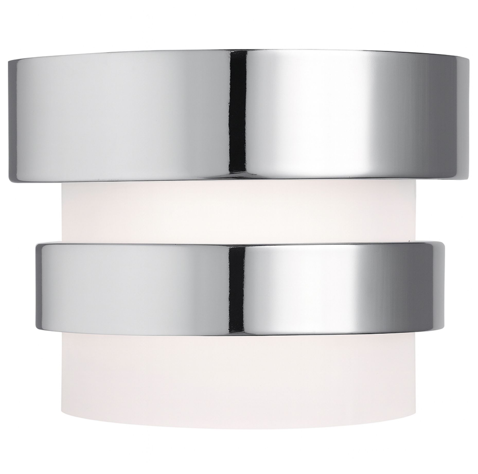 Image 3 Miami 5" Wide Polished Chrome LED Flush Mount more views