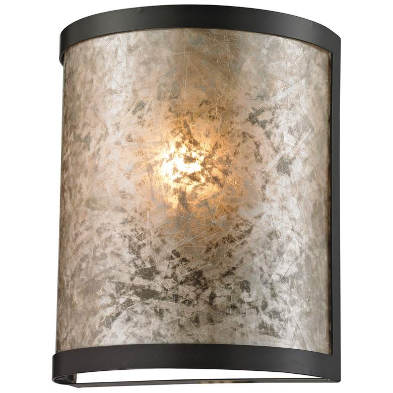 Image 1 Mica 9 inch High 1-Light Sconce - Oil Rubbed Bronze
