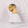 1_Mica Aged Brass 1 Light Wall Sconce