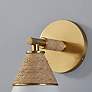 4_Mica Aged Brass 1 Light Wall Sconce more views