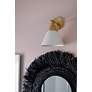 6_Mica Aged Brass 1 Light Wall Sconce more views