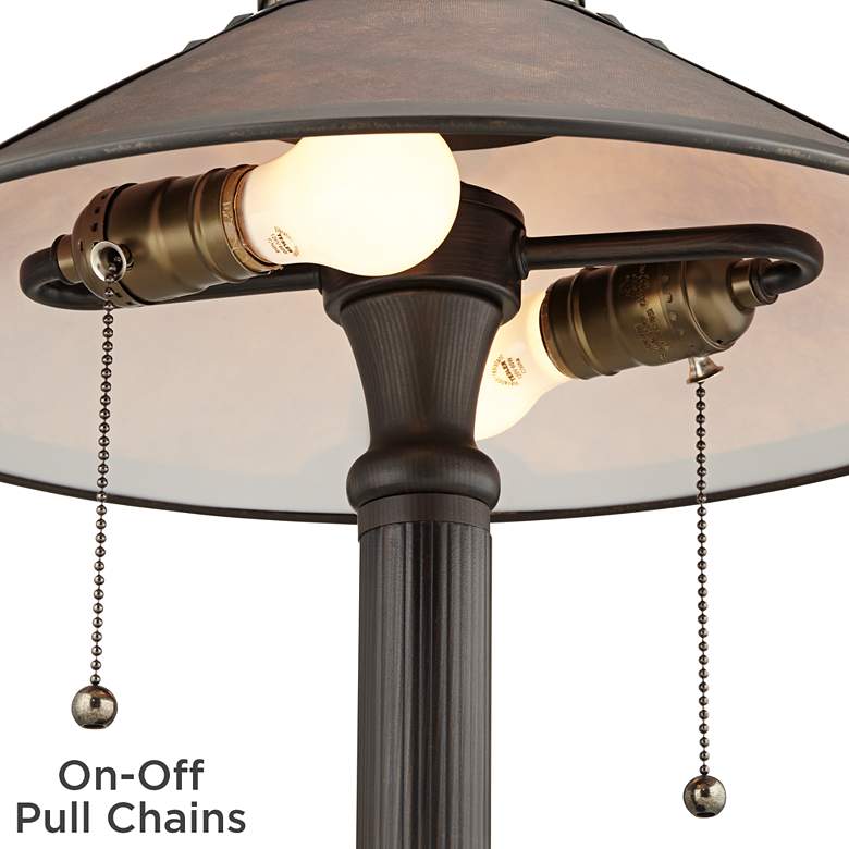 Image 5 Mica Mission-Style 18 1/2" High Desk Lamps - Set of 2 more views