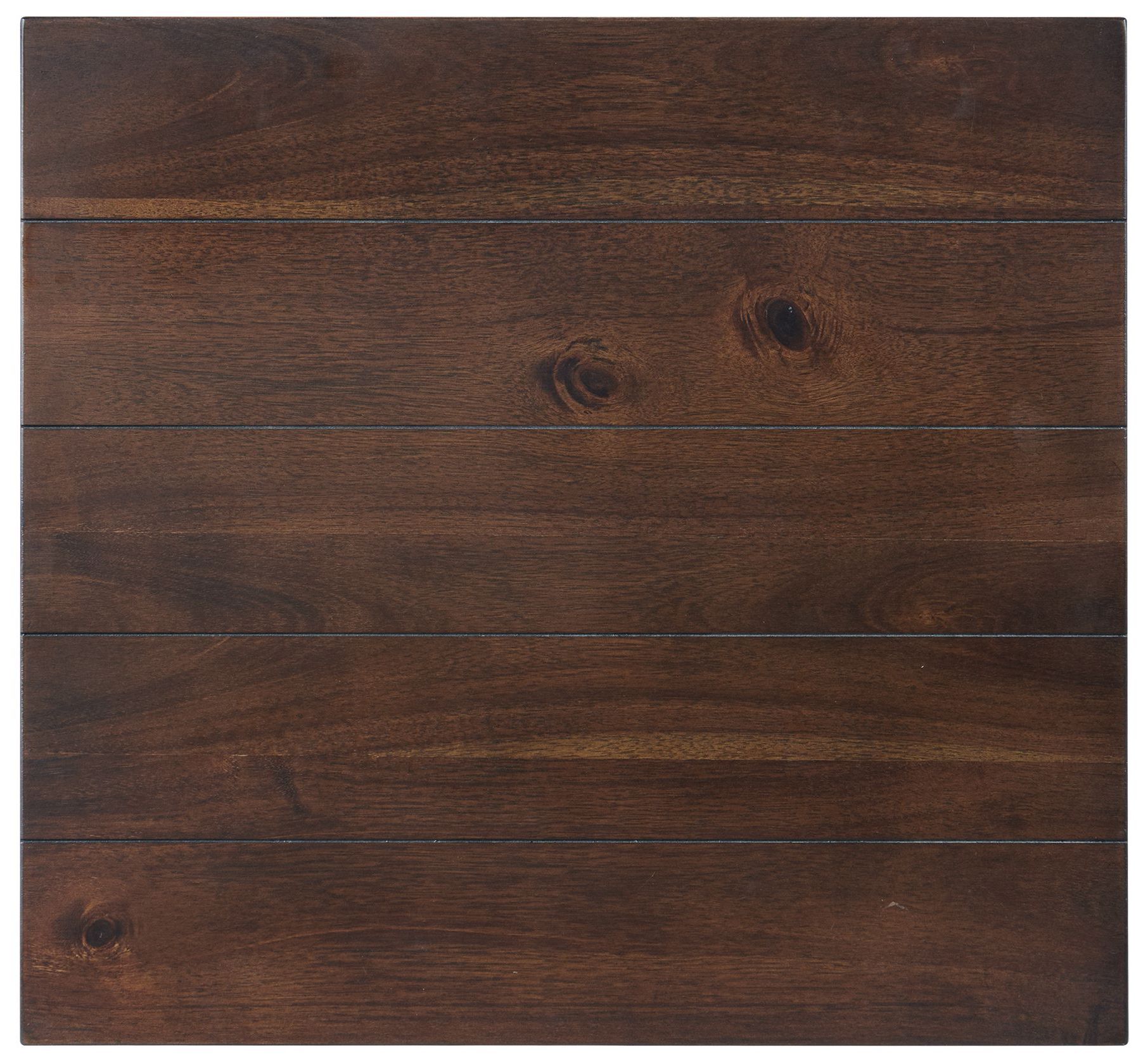 Image 6 Mica Walnut Wood and Dark Metal 3-Piece Occasional Table Set more views