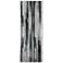 Micah Abstract Indoor Black Area Rug 3338F 2'-10" x 7'-10"