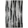 Thumbnail2 of Micah Abstract Indoor Black Area Rug 3338F 6'-7" x 9'-6"