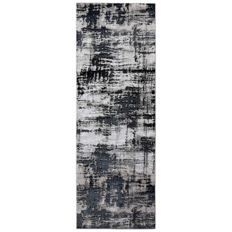 Image 1 Micah Abstract Indoor Black Area Rug 3339F 2'-10" x 7'-10"