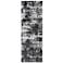 Micah Abstract Indoor Black Area Rug 3339F 2'-10" x 7'-10"