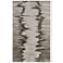 Micah Abstract Indoor Gray Area Rug 39LQF 5' x 8'