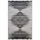 Micah Diamond Indoor Black Area Rug 39LRF 5' x 8'