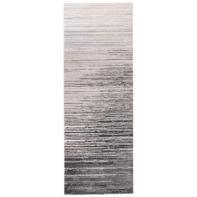 Image 1 Micah Modern Abstract Soft Indoor Black Area Rug 3337F