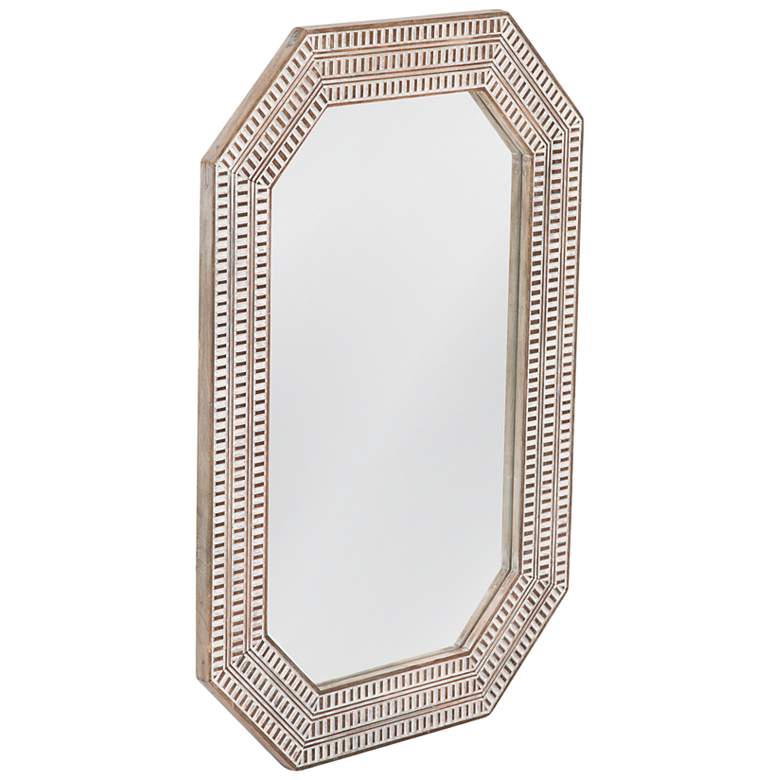 Image 2 Michael 26" x 38" White Wash Wall Mirror more views