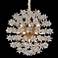 Michael Amini Bouquet 31 1/2" 18-Light Gold Crystal Flower Chandelier