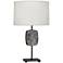 Michael Berman Alberto Antique Silver and Bronze Table Lamp