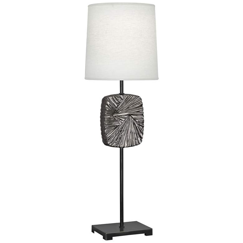Image 1 Michael Berman Alberto Bronze and Nickel Buffet Table Lamp