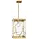 Michael Berman Bond 19 3/4"H Brass Outdoor Hanging Light