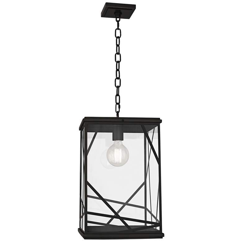 Image 1 Michael Berman Bond 19 3/4"H Bronze Outdoor Hanging Light