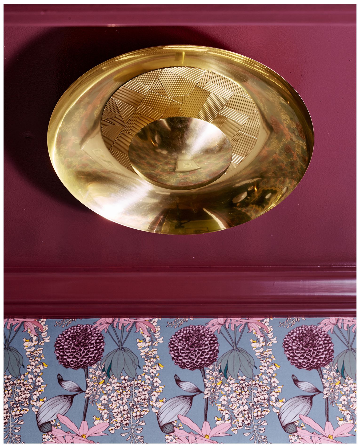Image 3 Michael Berman Brut 17 3/4" Wide Modern Brass LED Ceiling Light more views