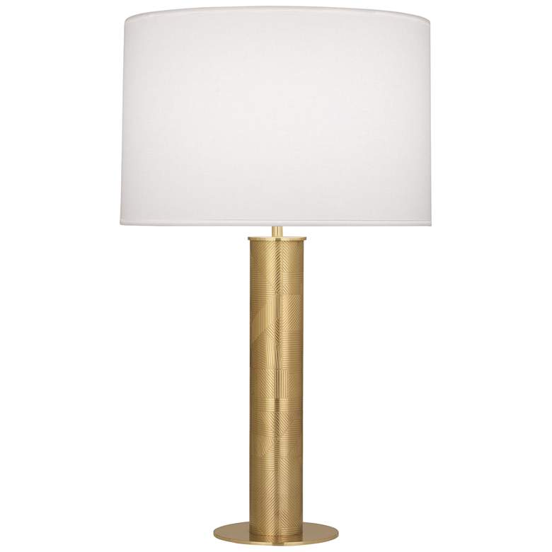 Image 2 Michael Berman Brut 28 3/4" Modern Brass Metal Column Table Lamp