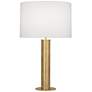 Michael Berman Brut 28 3/4" Modern Brass Metal Column Table Lamp