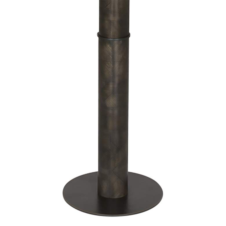 Image 3 Michael Berman Brut 62 1/4" Bronze Metal Column Floor Lamp more views