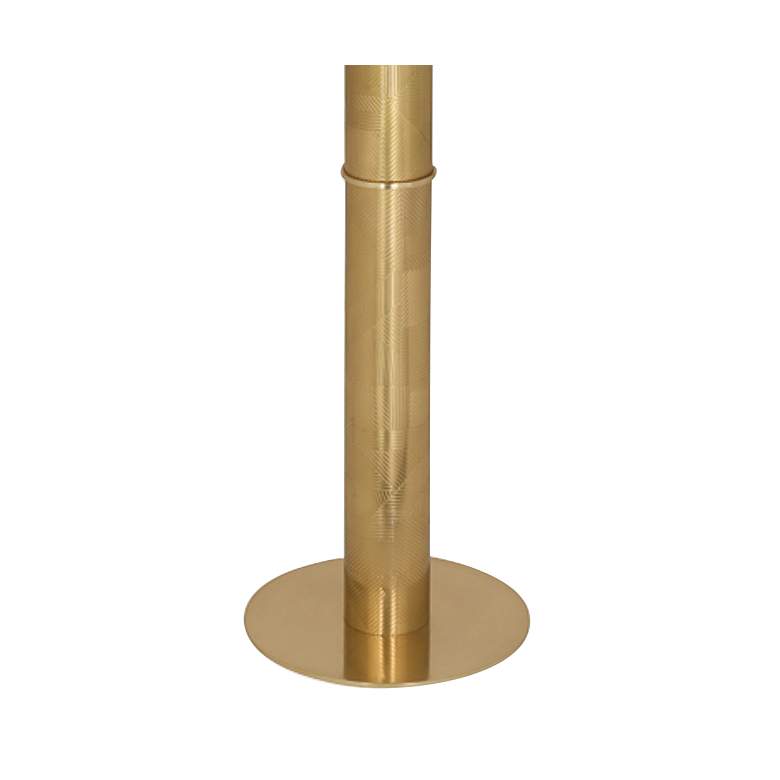 Image 4 Michael Berman Brut 62 1/4" Modern Brass Metal Column Floor Lamp more views