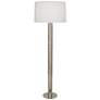 1_Michael Berman Brut 62 1/4" Polished Nickel Metal Column Floor Lamp