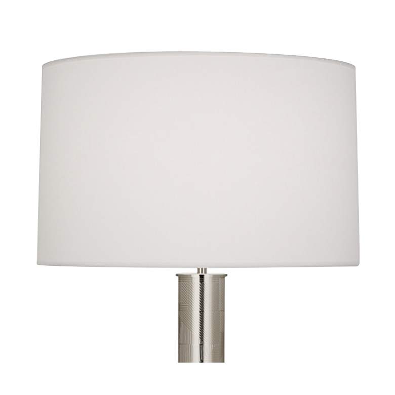 Image 2 Michael Berman Brut 62 1/4" Polished Nickel Metal Column Floor Lamp more views
