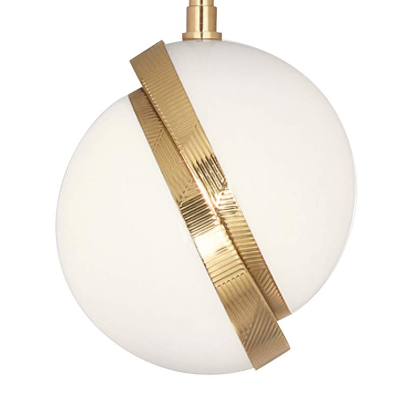 Image 3 Michael Berman Brut 7" Wide Modern Brass Mini-Pendant Light more views