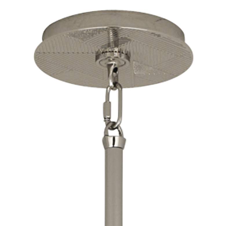 Image 3 Michael Berman Brut 7" Wide Polished Nickel Mini-Pendant Light more views