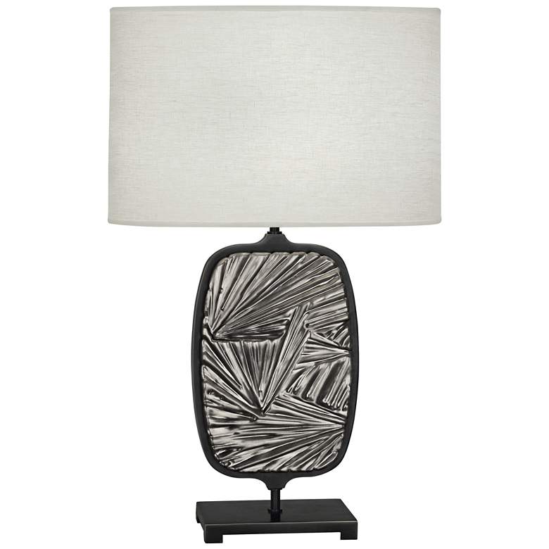 Image 1 Michael Berman Flynn Antique Silver and Bronze Table Lamp