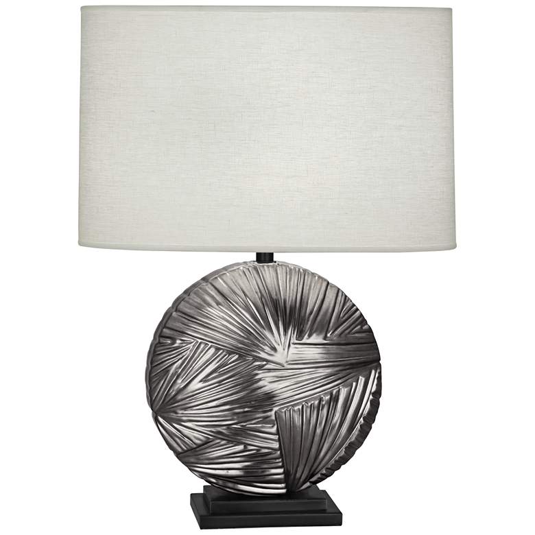 Image 1 Michael Berman Frank Antique Silver with Bronze Table Lamp