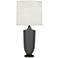 Michael Berman Hadrian 28 3/4" Bronze and Ash Ceramic Table Lamp