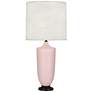 Michael Berman Hadrian 28 3/4" Woodrose Pink Ceramic Table Lamp