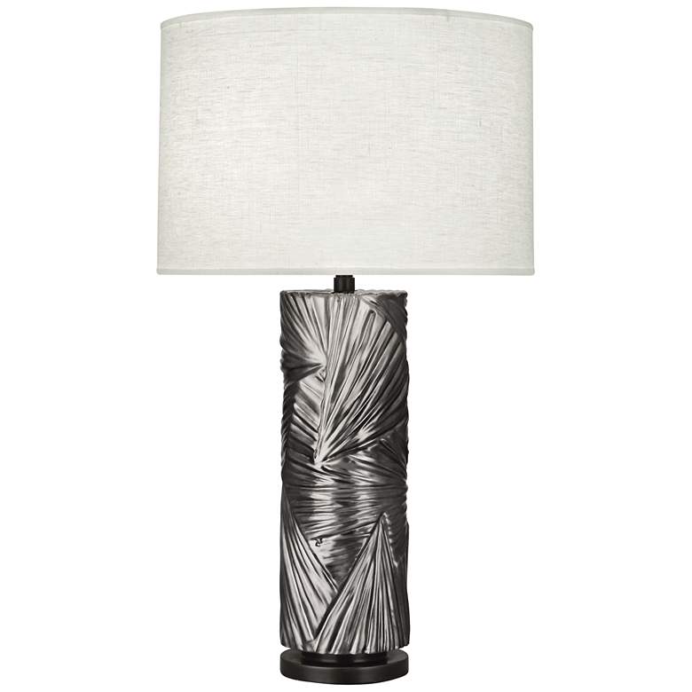 Image 1 Michael Berman Lucien Blackened Antique Silver Table Lamp