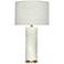 Michael Berman Lucien Lily and Modern Brass Table Lamp