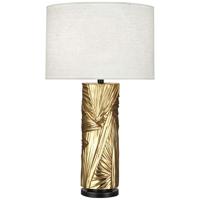 Image 1 Michael Berman Lucien Modern Brass Table Lamp