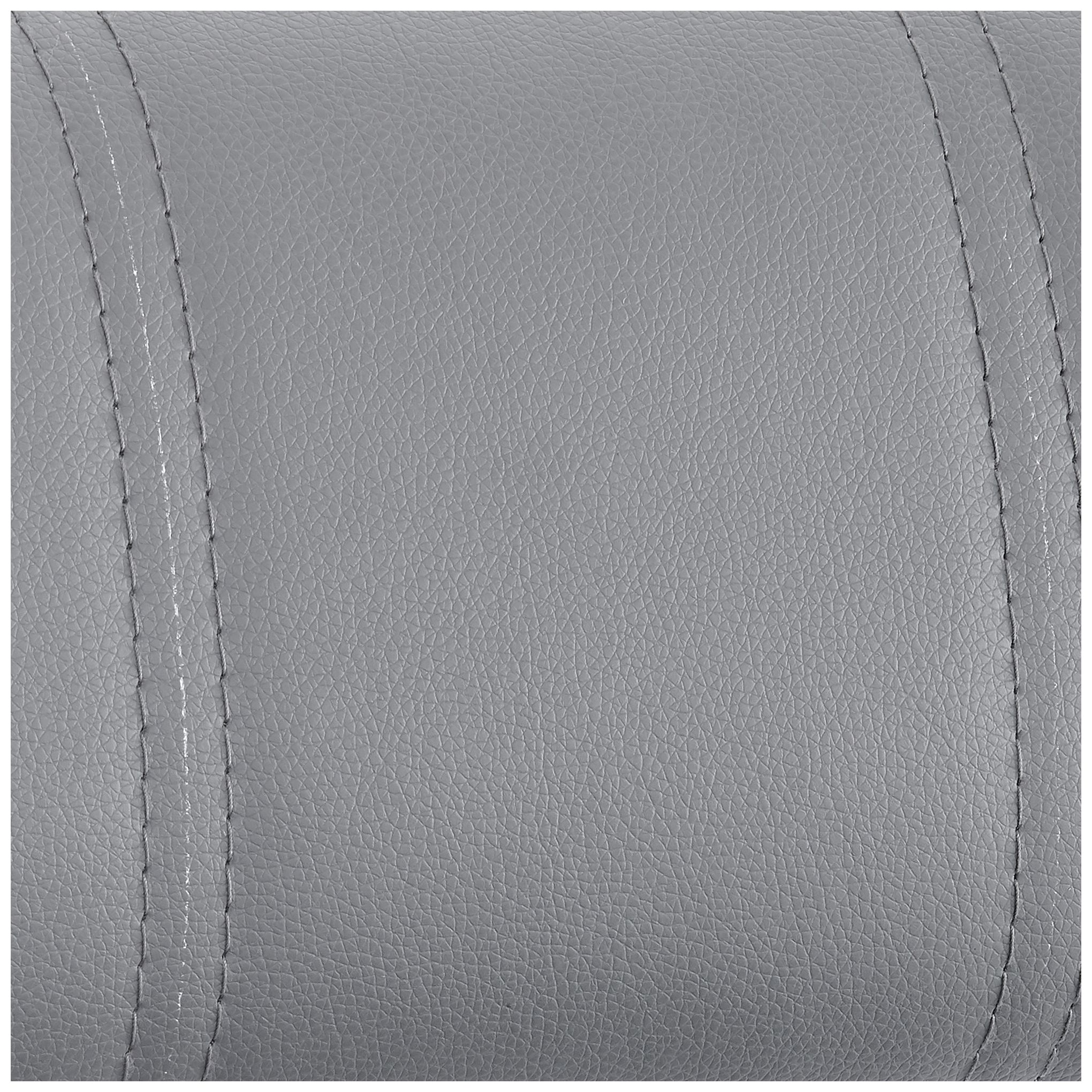 Image 7 Michele Adjustable Swivel Barstool in Brushed Stainless Steel Finish, Gray more views