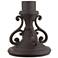 Michelsen 10 3/4" High Bronze Outdoor Pier Mount Adapter
