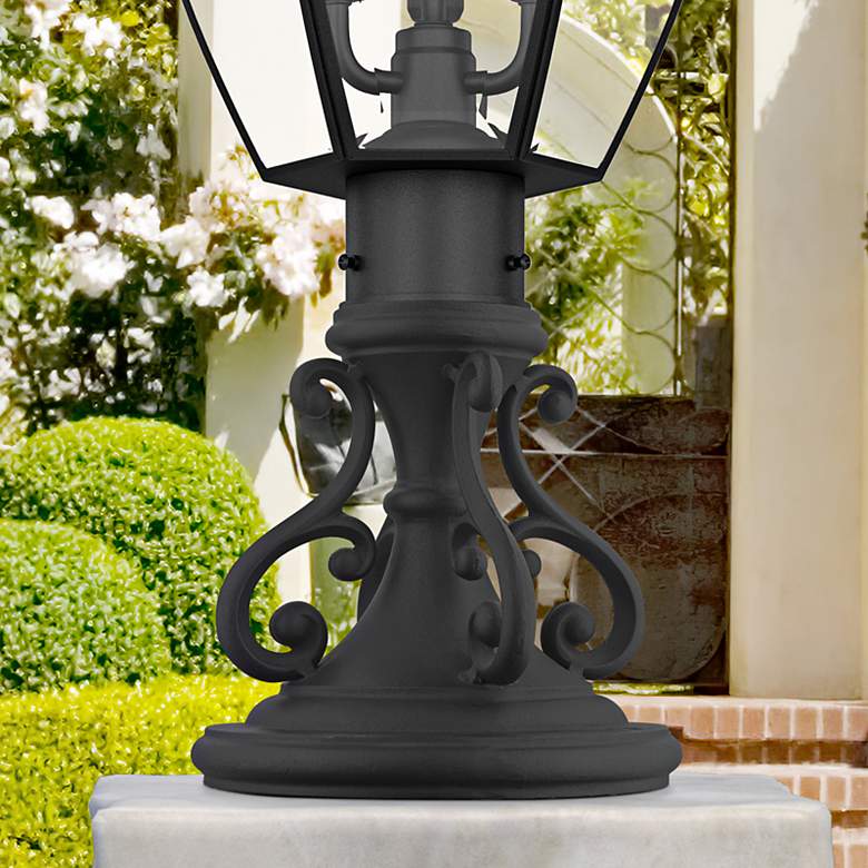 Image 1 Michelsen 10 3/4" High Bronze Outdoor Pier Mount Adapter