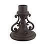 4_Michelsen 10 3/4" High Bronze Outdoor Pier Mount Adapter more views