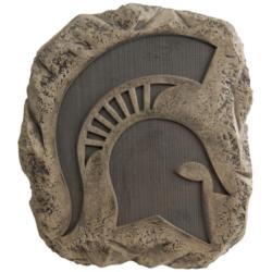 Michigan State Logo 11&quot; High Trevia Graystone Stepping Stone
