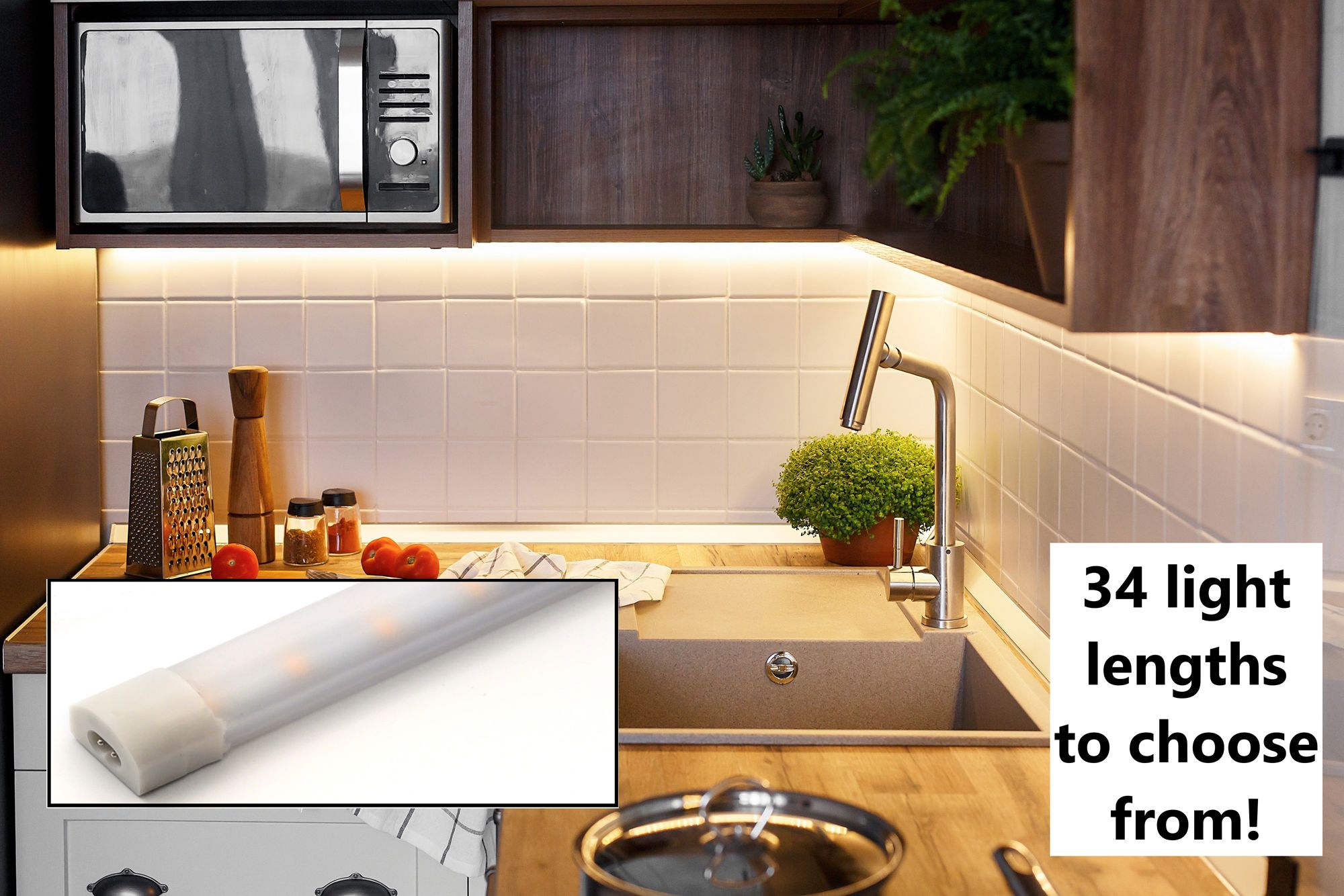 Micro-Mini ORION 20" Wide White LED Under Cabinet Light