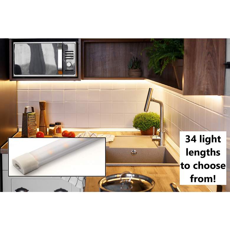 Image 7 Micro-Mini ORION 67" Wide White LED Under Cabinet Light more views