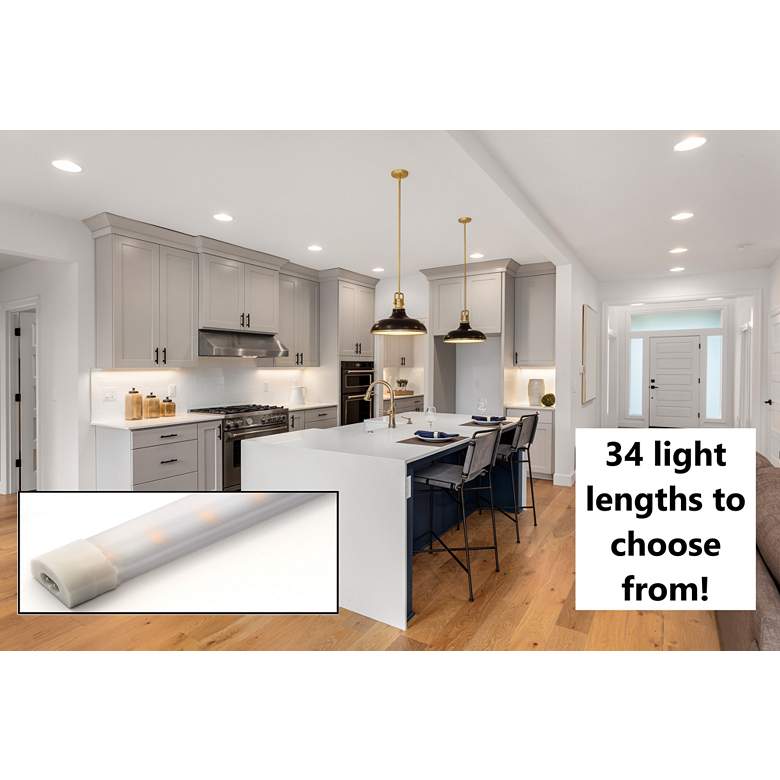 Image 5 Micro-Mini ORION 84" Wide White LED Under Cabinet Light more views