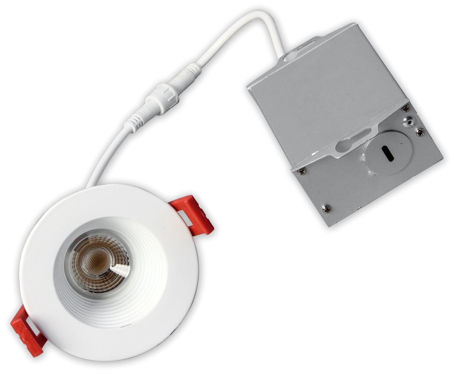MicroTask 4 Round White 15W Canless LED Downlight 74M72 Lamps Plus