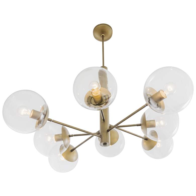 Image 1 Mid-Century 8-Lt Chandelier