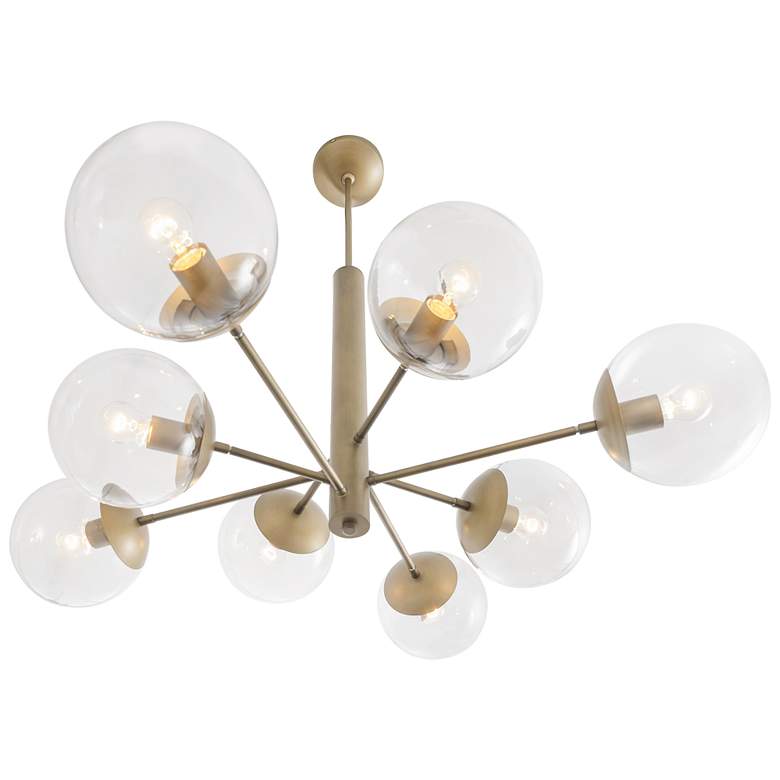 Image 3 Mid-Century 8-Lt Chandelier more views