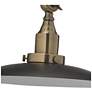 4_Mid-Century Modern 1-Light Floor Lamp in Black and Brass more views