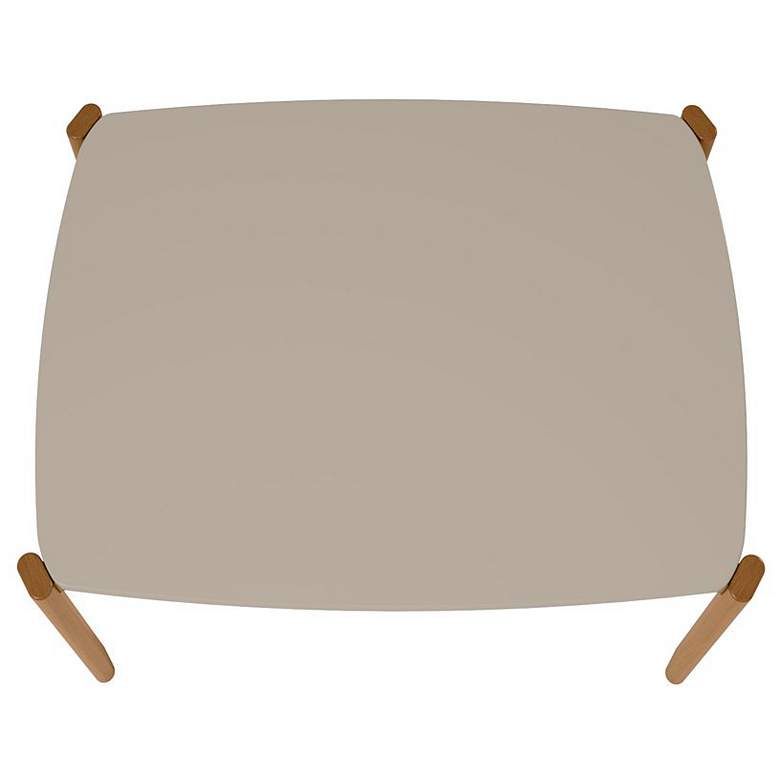 Image 6 Mid Century- Modern Gales 47.24 Dining Table with Solid Wood Legs in Greige more views