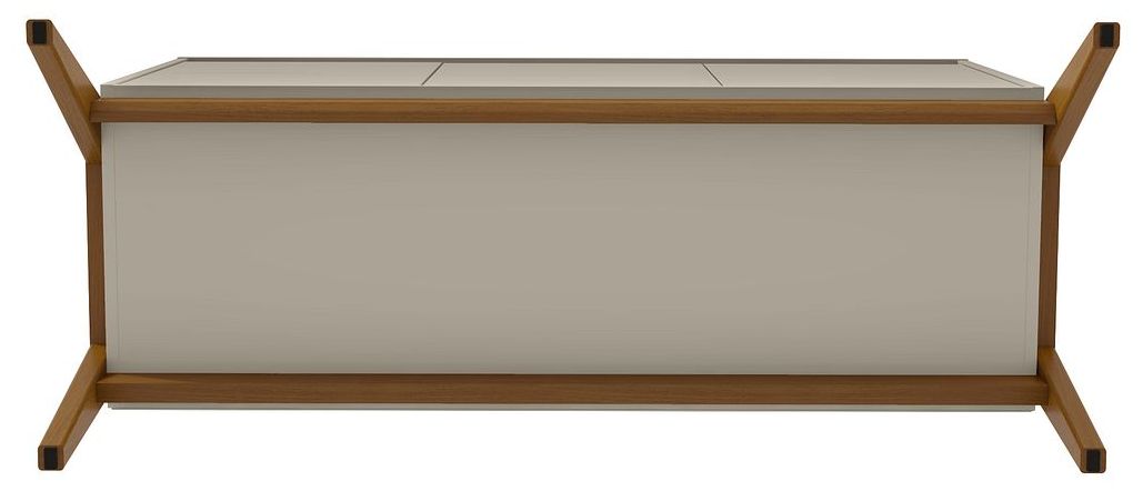Image 6 Mid-Century Modern Gales 48.50 Sideboard with Solid Wood Legs in Greige more views